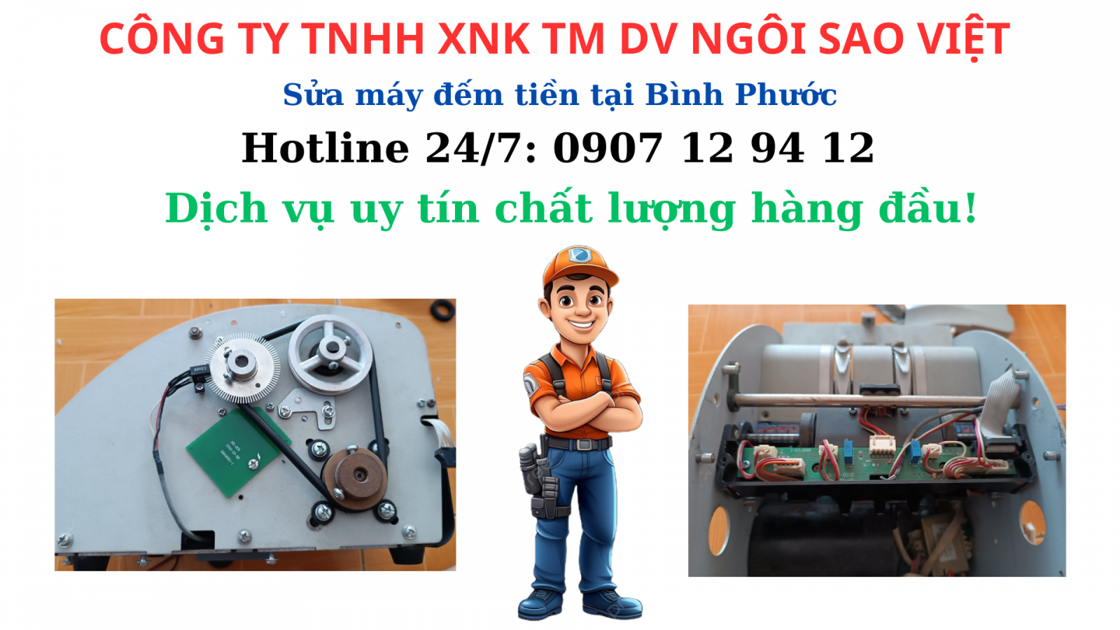 Sửa máy đếm tiền tại Bình Phước