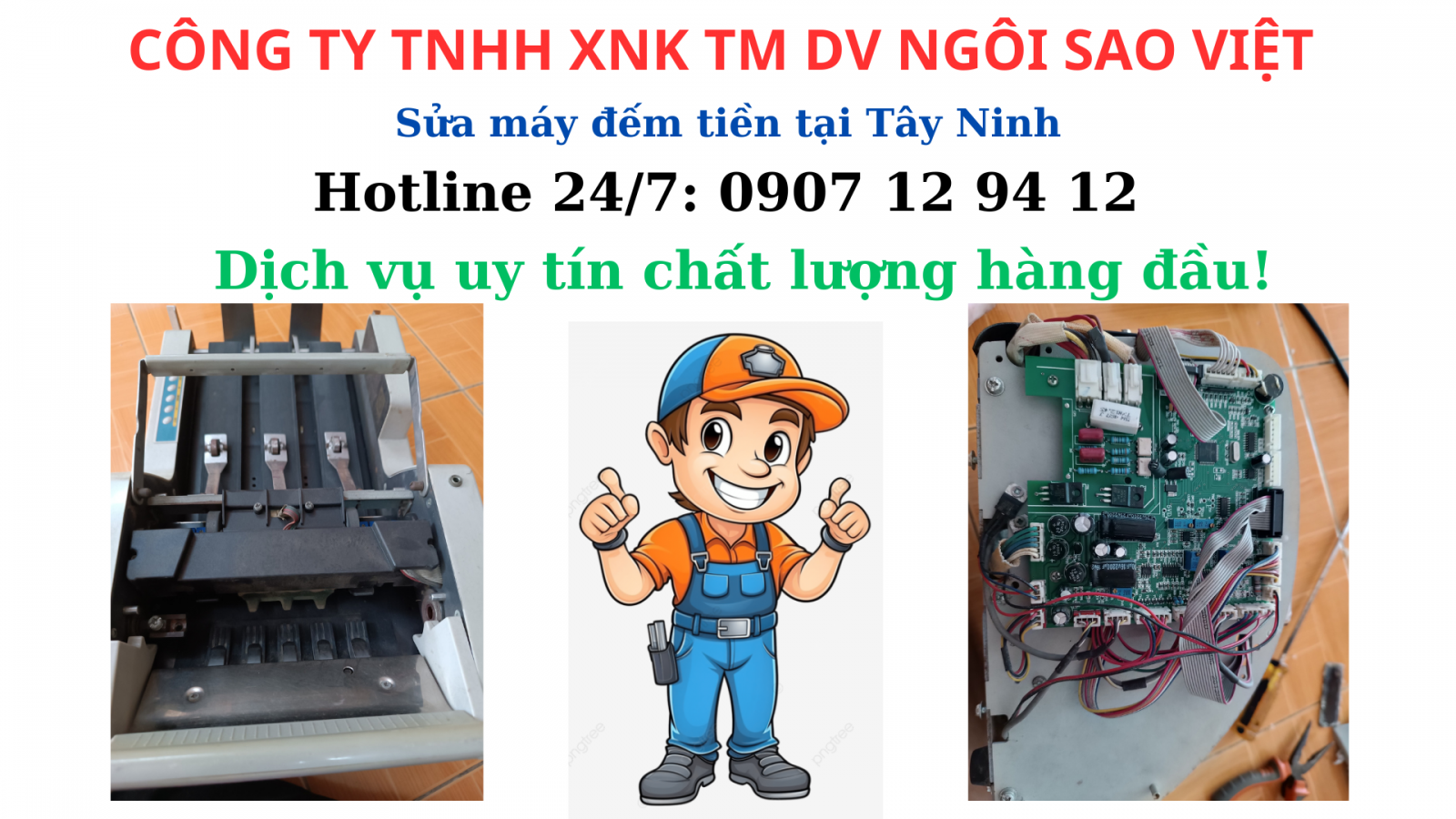 Sửa máy đếm tiền tại Tây Ninh