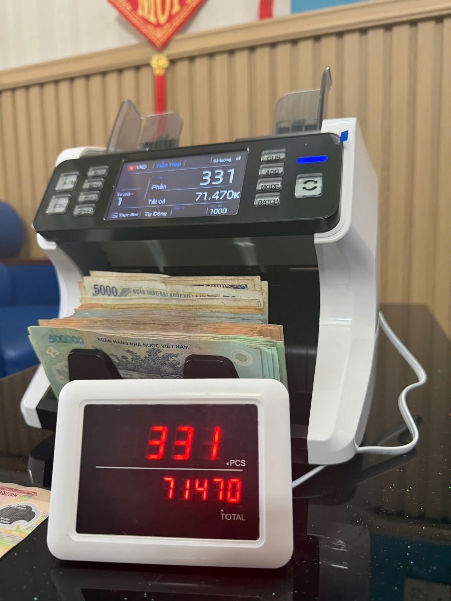 Máy đếm tiền ngoại tệ Hoshico