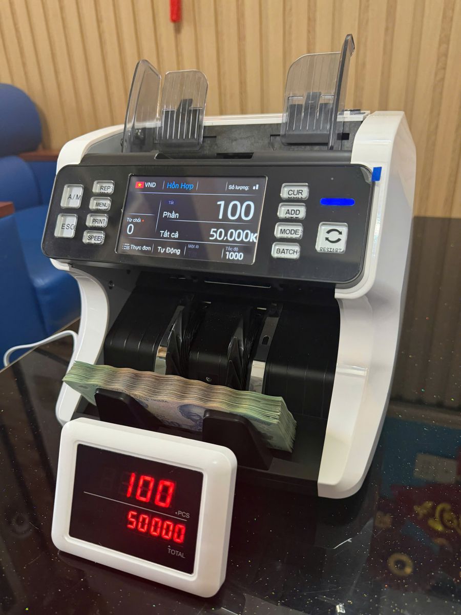 Máy đếm tiền Hoshico ngoại tệ